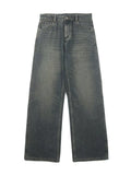 Men's Full Size Wide Leg Washed Jeans Plus Size