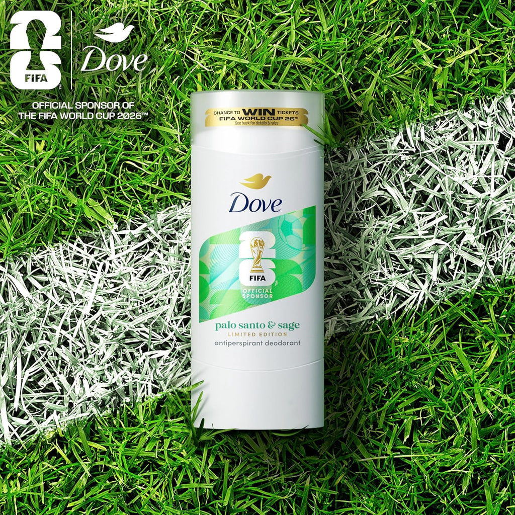 Dove Solid Stick Palo Santo & Sage for 72-Hour Sweat and Odor Protection Alcohol Free 2.6 oz