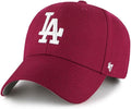 47 MLB Los Angeles Dodgers MVP Clean Up Adjustable Cap Cardinal Red