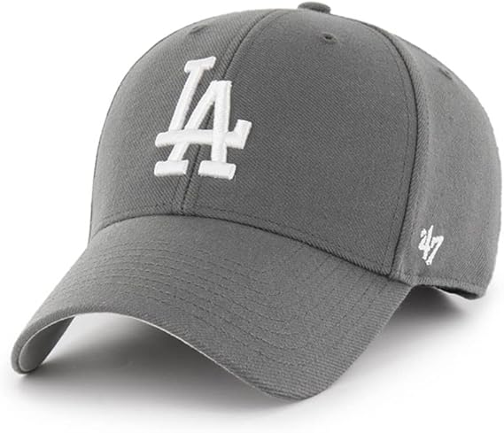 47 Los Angeles Dodgers MVP Hat Baseball Cap - Charcoal Grey