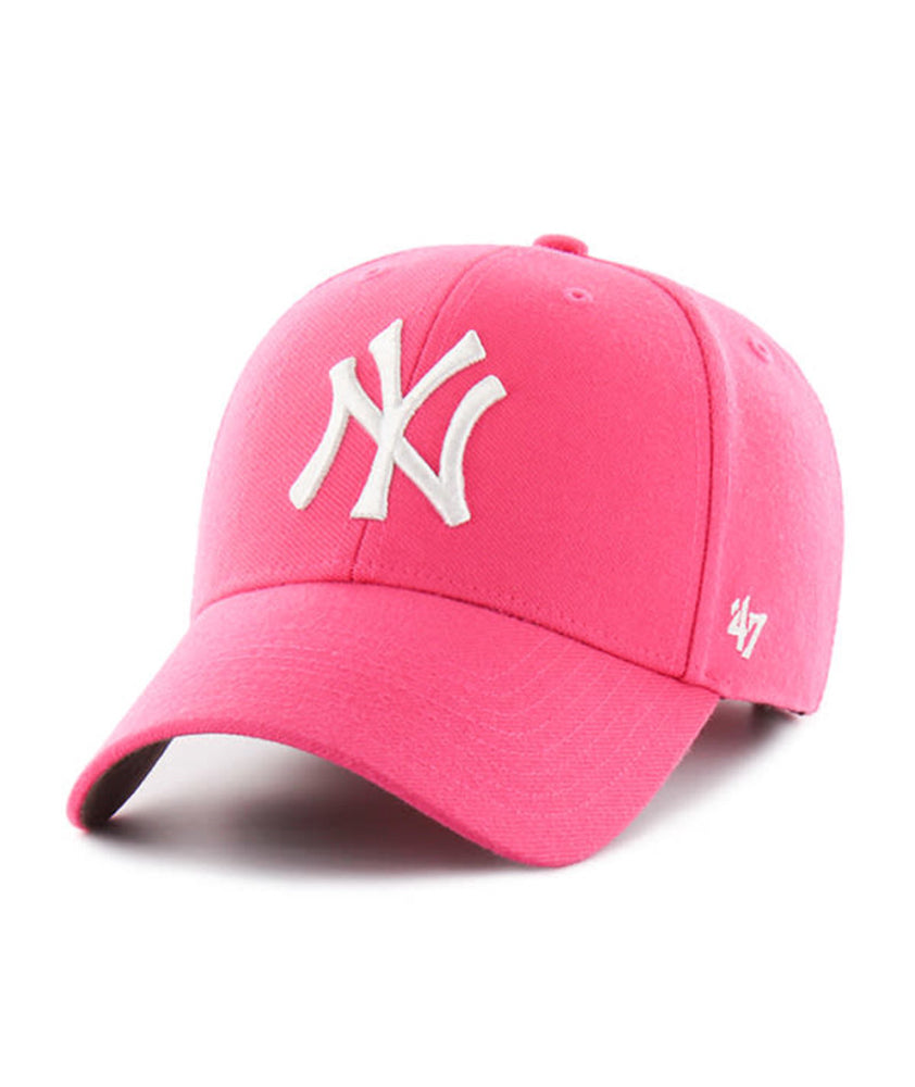 47 New York Yankees MVP Hat Baseball Cap, Magenta, One Size