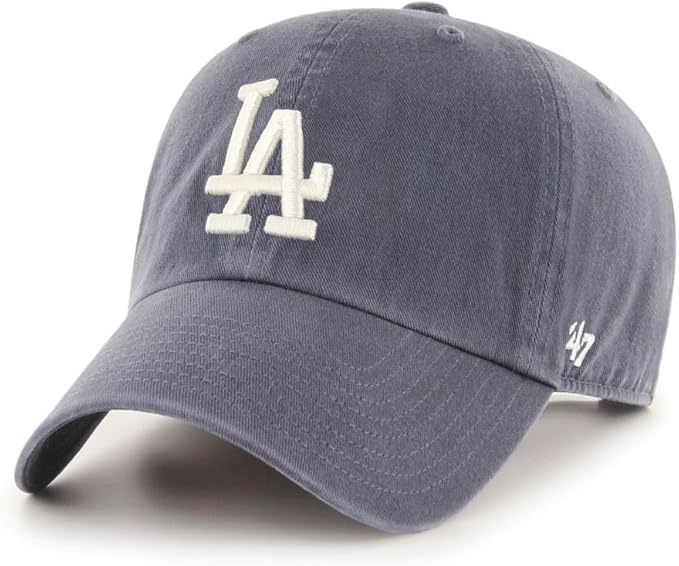 47 MLB Los Angeles Dodgers Clean Up Adjustable Cap Vintage Navy