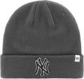 47 MLB New York Yankees Brand Cuff Knit Hat Beanie - Charcoal Gray