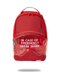 Sprayground Break In Case Of Emergency Shark Backpack B4080