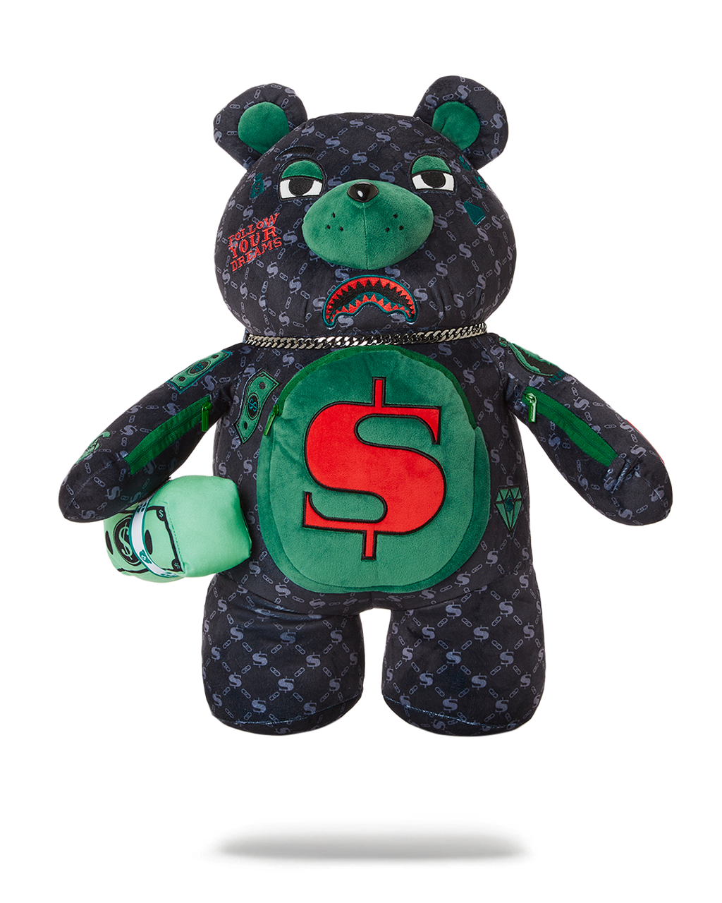 Sprayground Deniro Moneybear Teddy Bear Backpack B4428