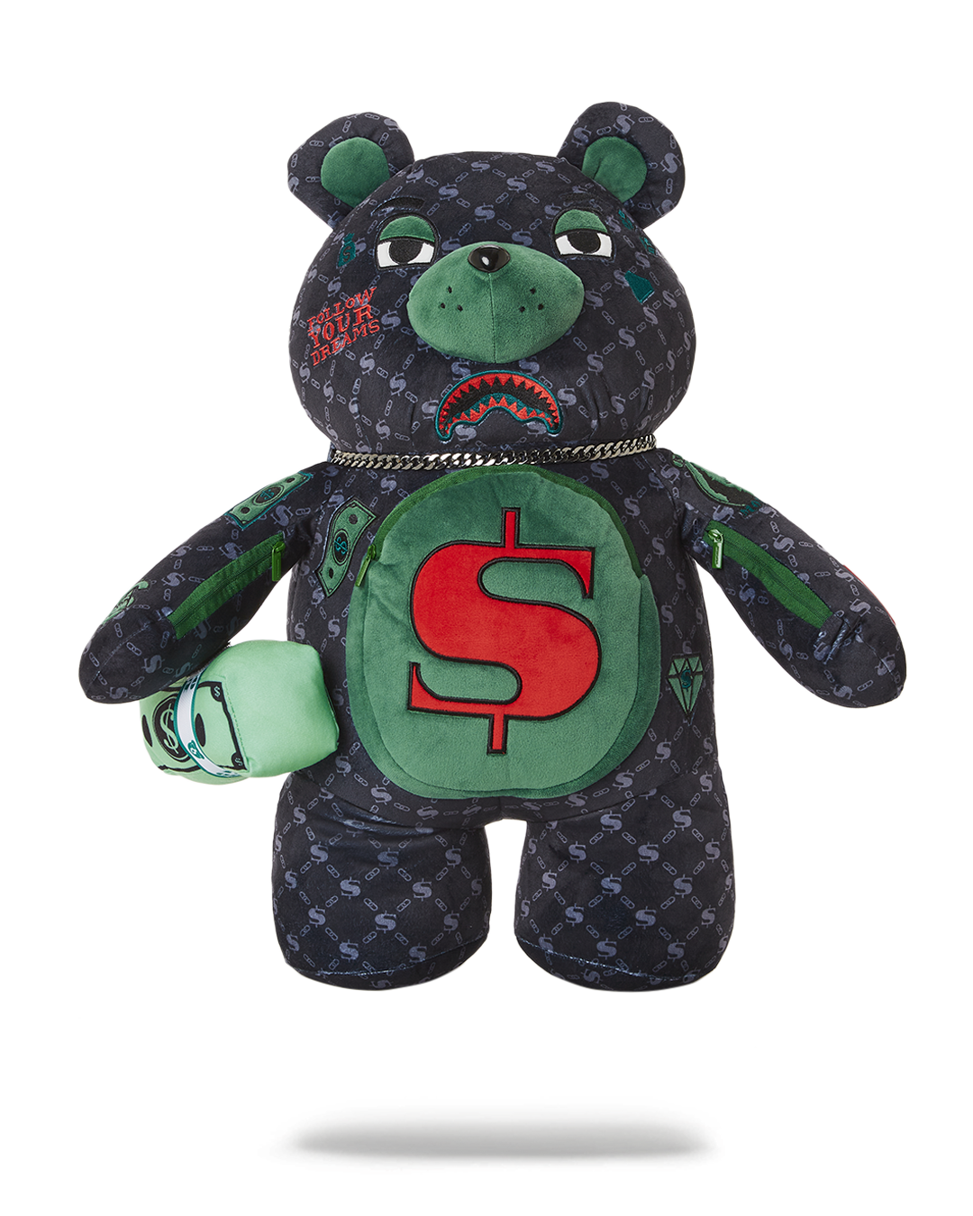 Sprayground Deniro Moneybear Teddy Bear Backpack B4428
