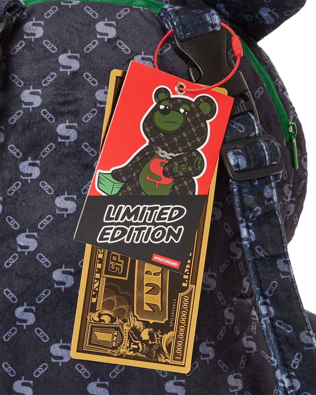Sprayground Deniro Moneybear Teddy Bear Backpack B4428
