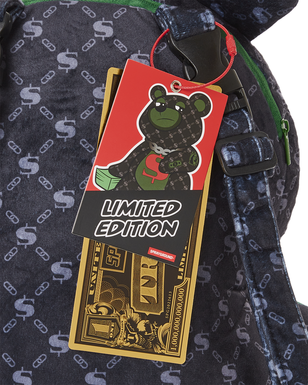 Sprayground Deniro Moneybear Teddy Bear Backpack B4428