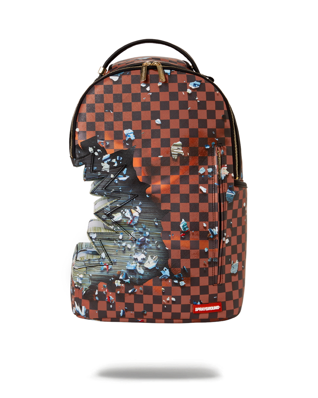 Sprayground Shark Bite Money Explosion Backpack B4544