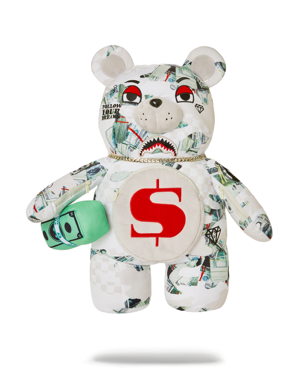 Sprayground Ferociou$ Moneybear Teddy Bear Backpack B4695