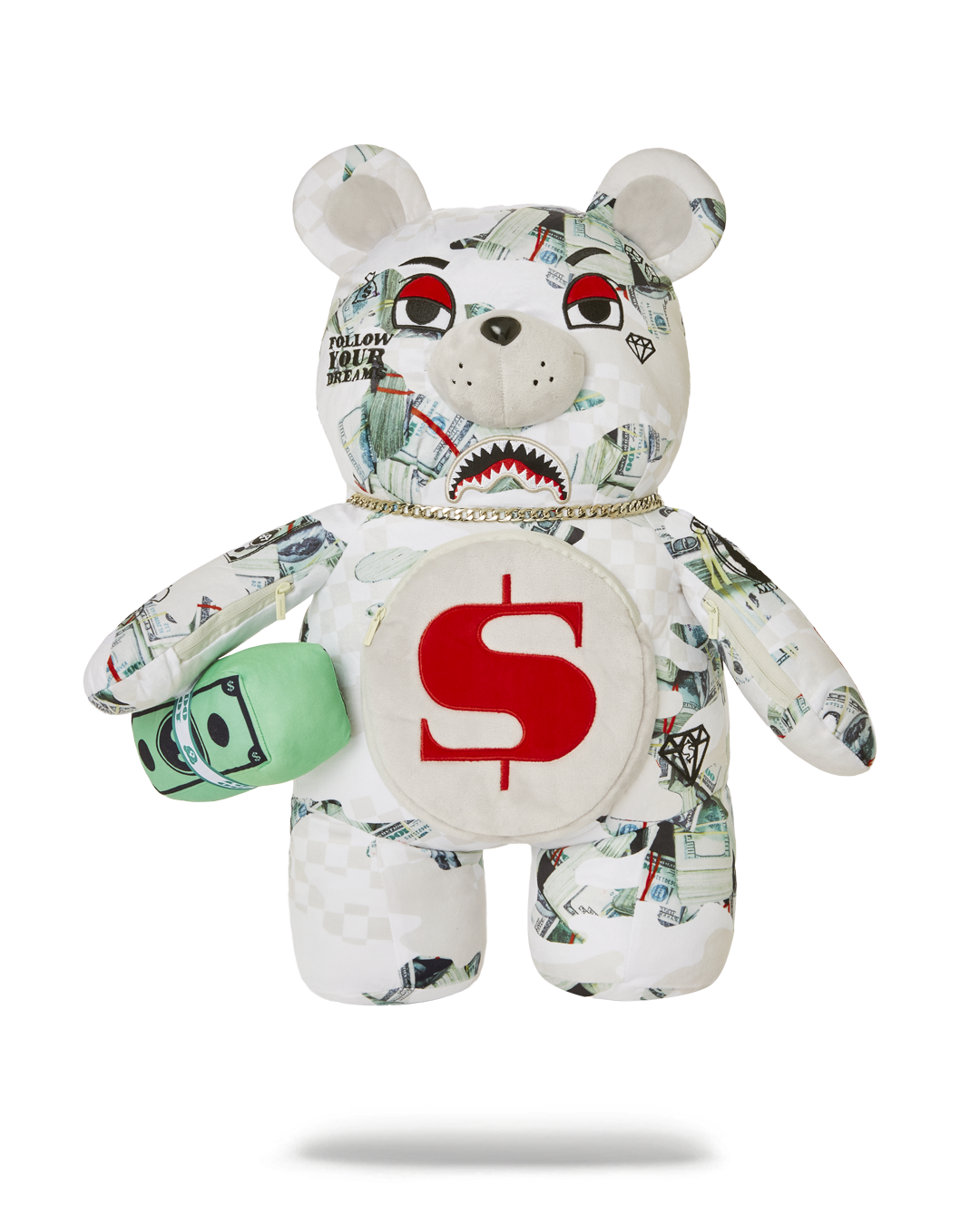 Sprayground Ferociou$ Moneybear Teddy Bear Backpack B4695