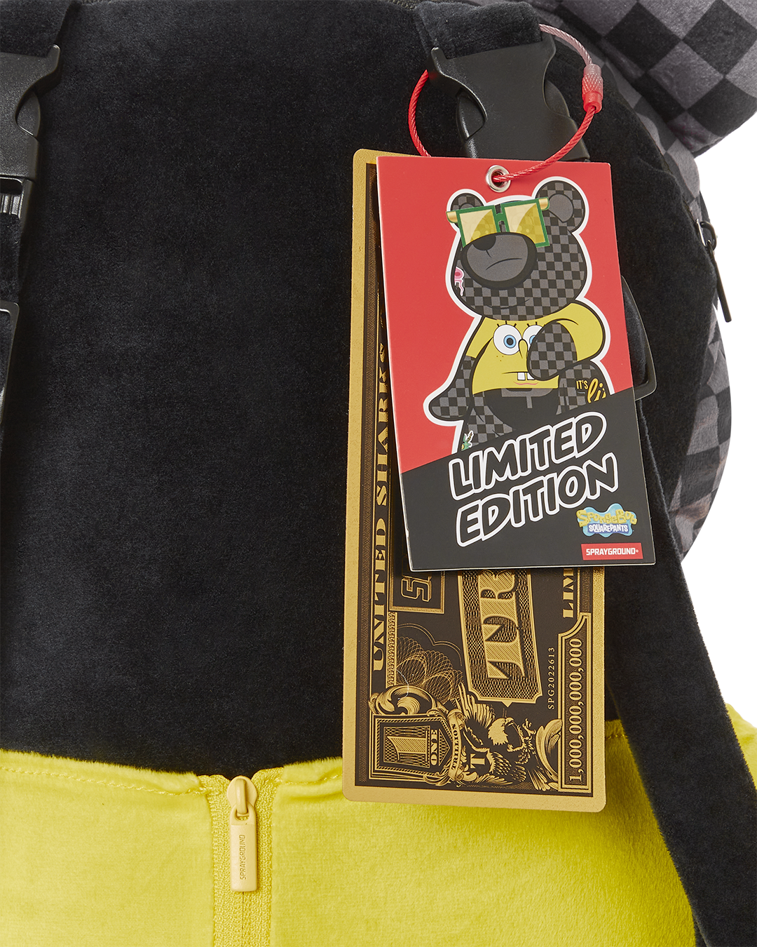 Sprayground Spongebob Moneybear Teddy Bear Backpack B4700