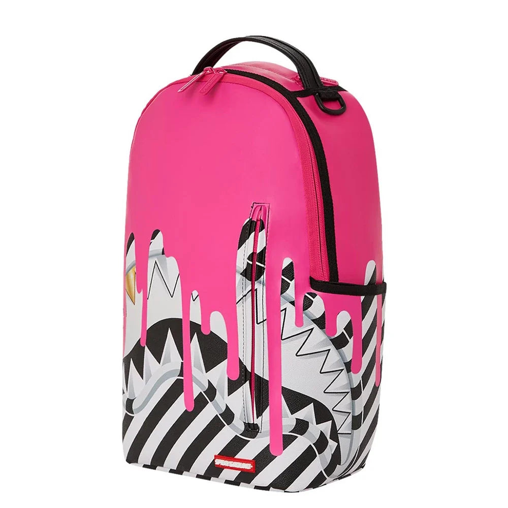 Sprayground Sharkmouth Pink Drops DLXSVF Backpack B4800