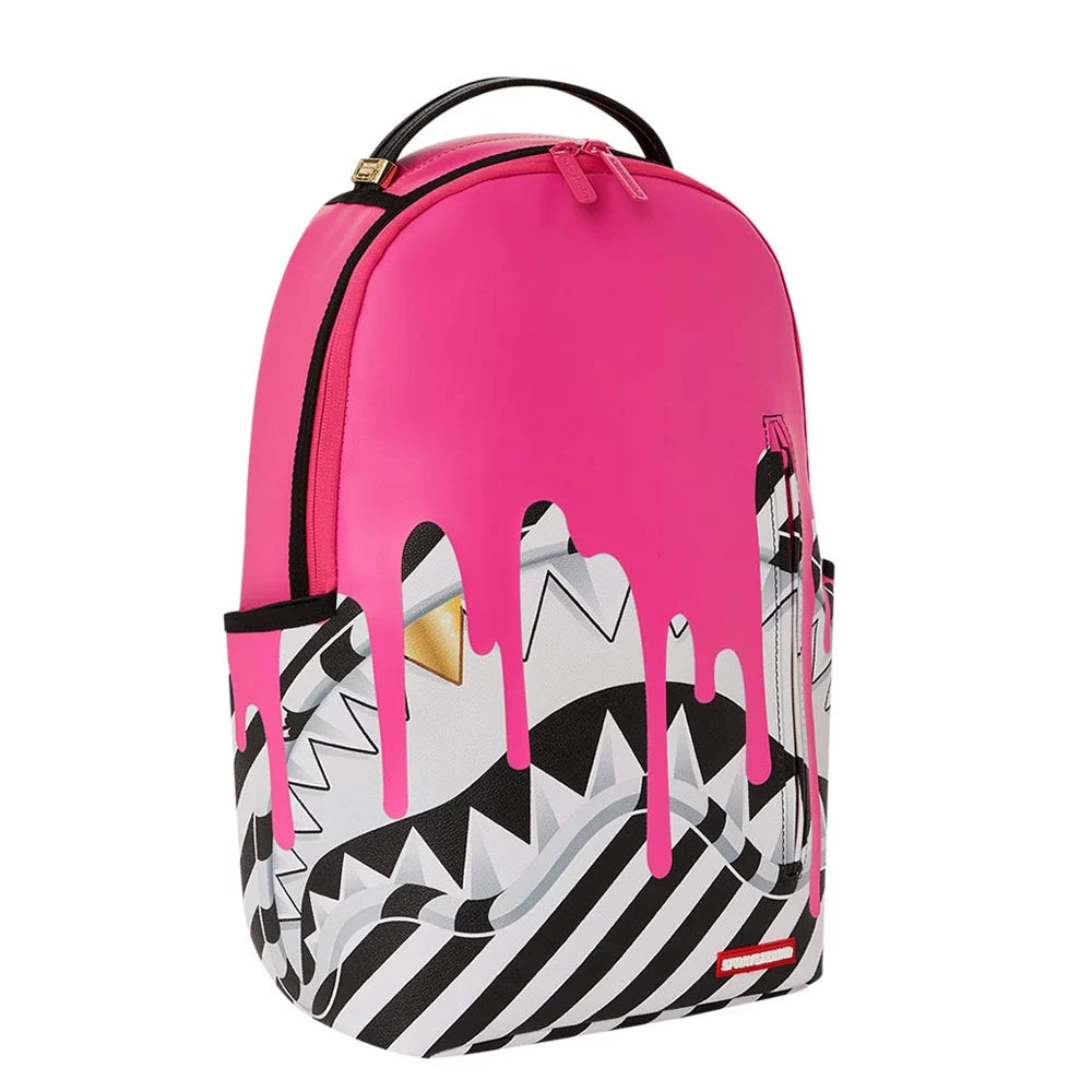Sprayground Sharkmouth Pink Drops DLXSVF Backpack B4800