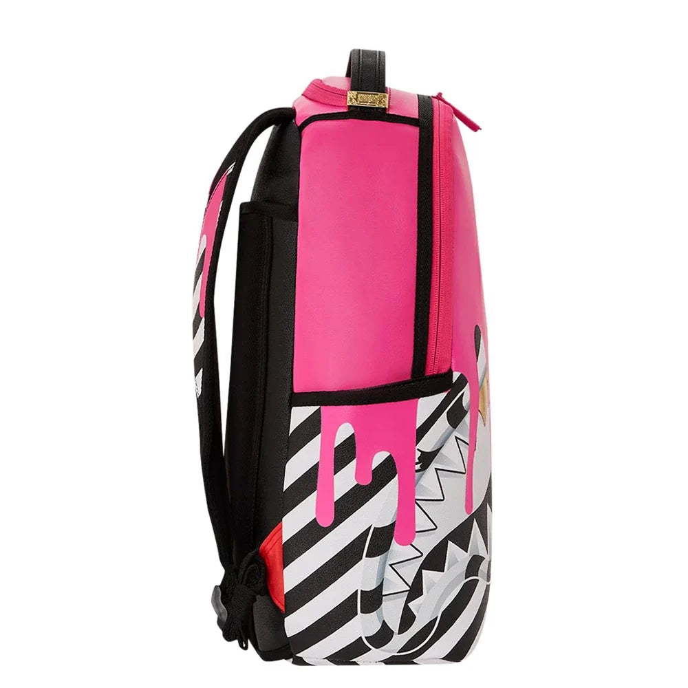 Sprayground Sharkmouth Pink Drops DLXSVF Backpack B4800