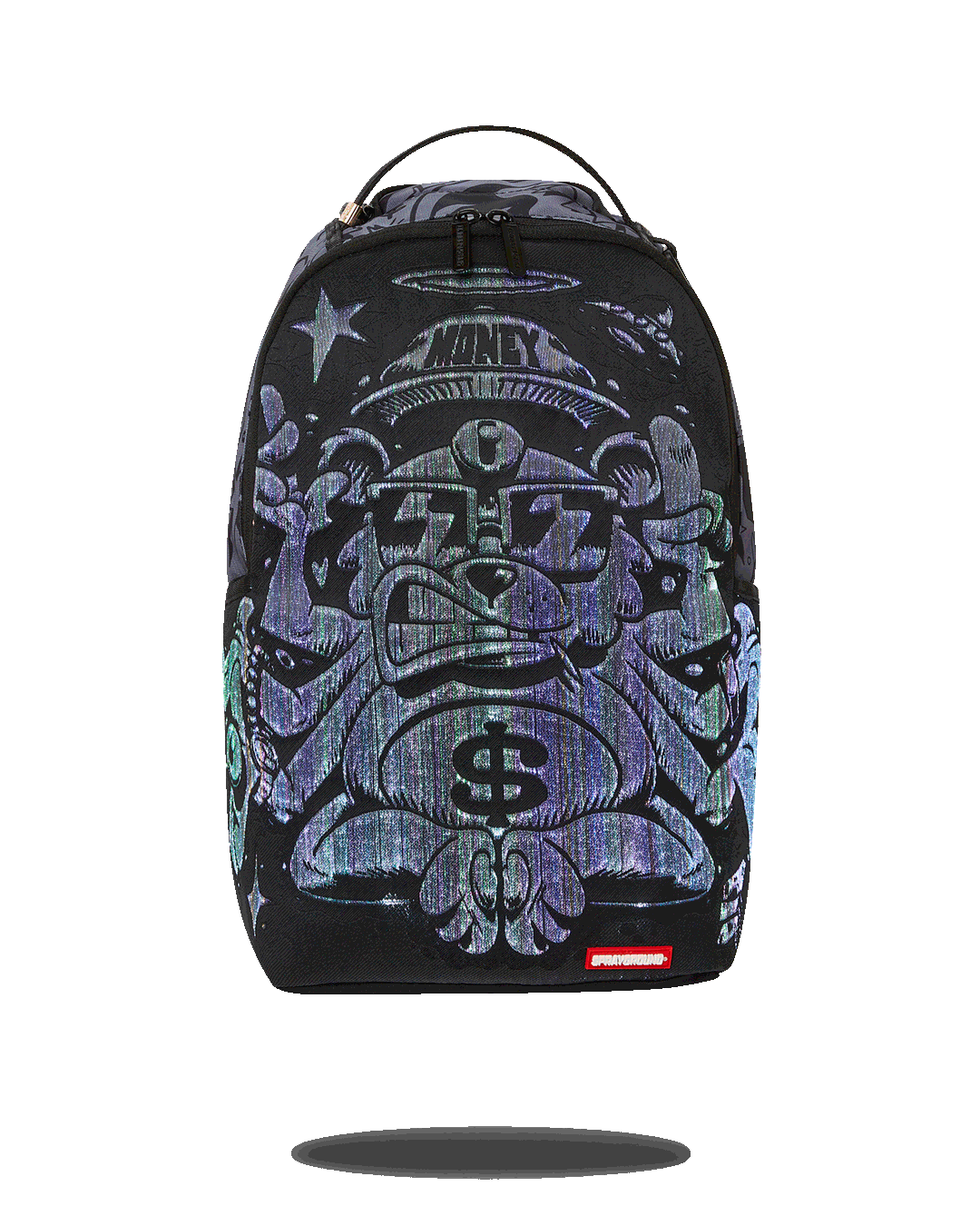 Sprayground Fiber Optics Money Tripp DLXSR Black Backpack B5205