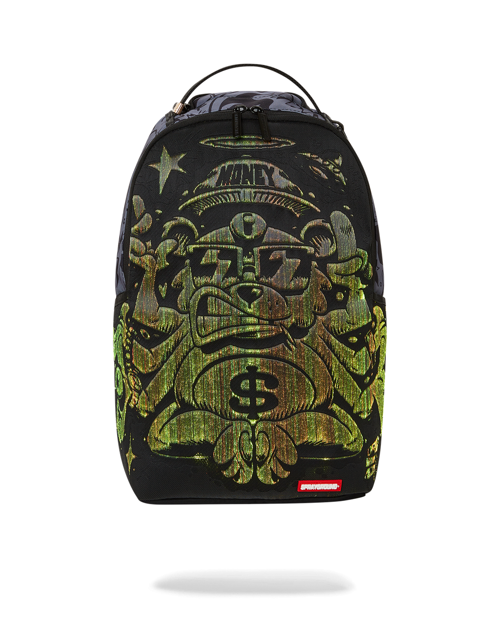 Sprayground Fiber Optics Money Tripp DLXSR Black Backpack B5205