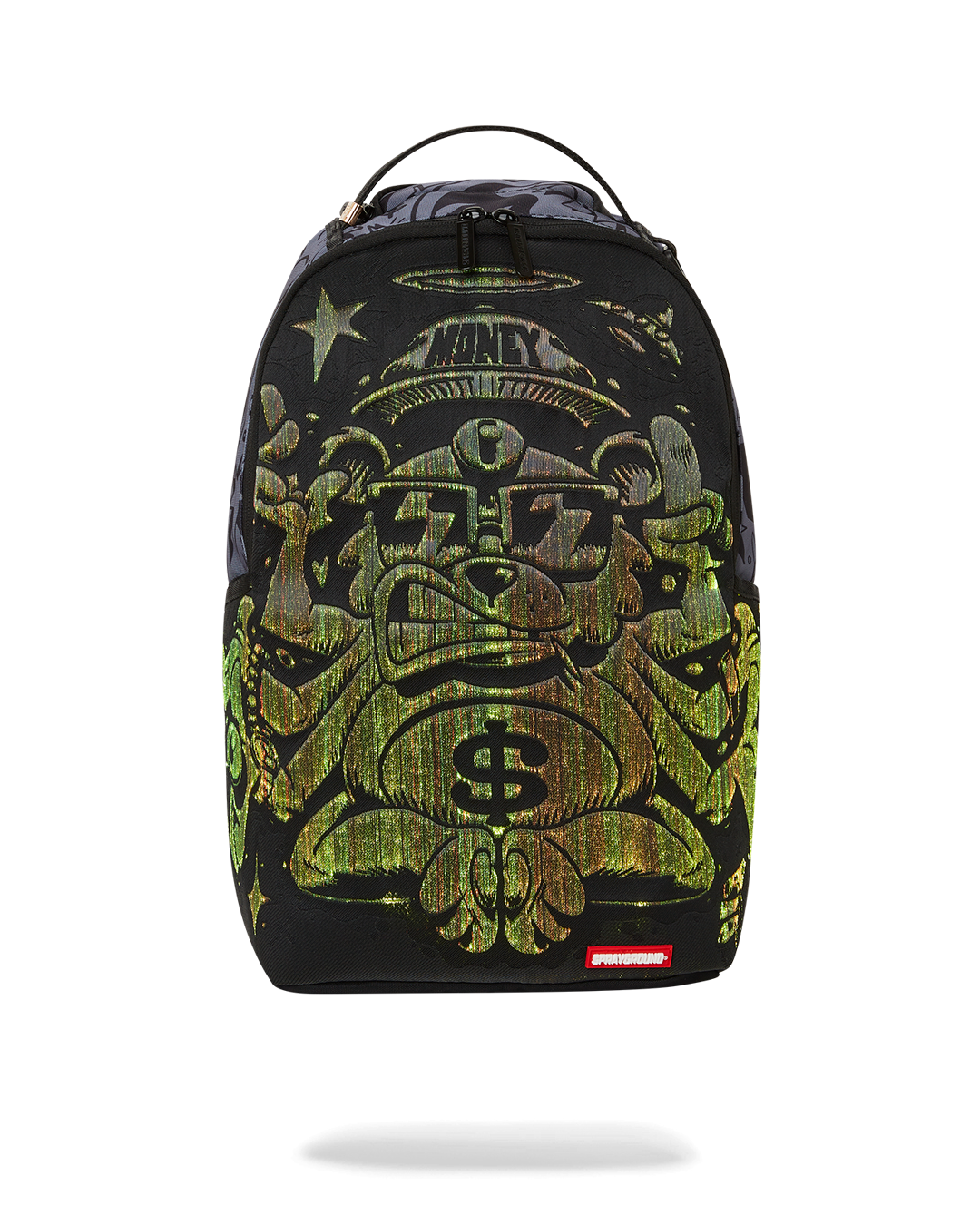 Sprayground Fiber Optics Money Tripp DLXSR Black Backpack B5205