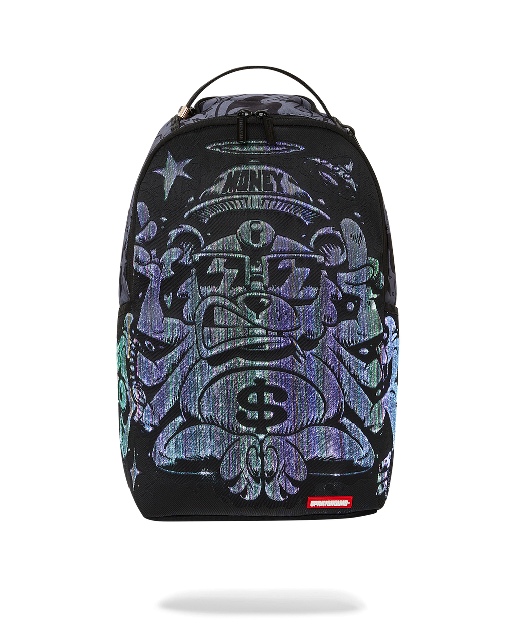 Sprayground Fiber Optics Money Tripp DLXSR Black Backpack B5205