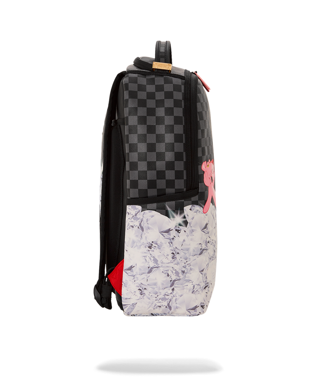 Sprayground Pink Panther Stacked Diamonds Backpack B5406