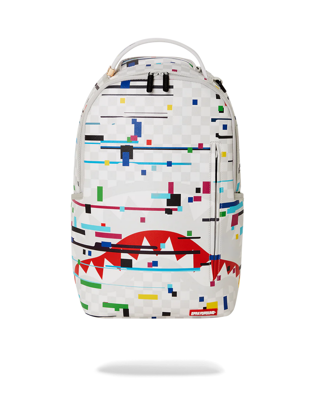 Sprayground Glitch White Check DLXVV Backpac B5465