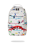 Sprayground Glitch White Check DLXVV Backpac B5465