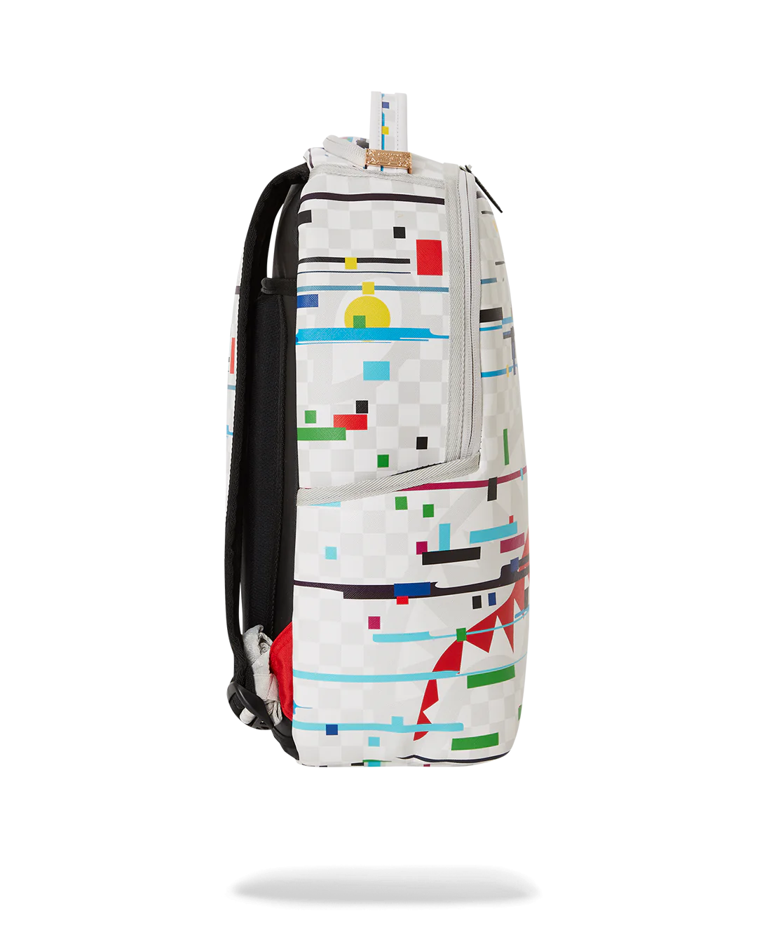 Sprayground Glitch White Check DLXVV Backpac B5465