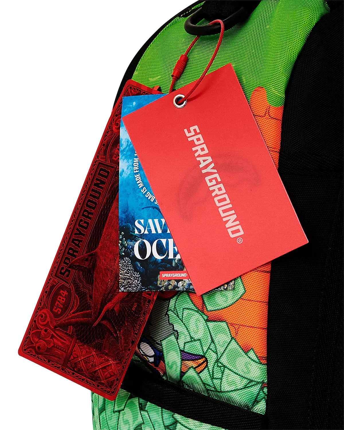 Sprayground 90's Nick Party Bag DLXSR Backpack B5983
