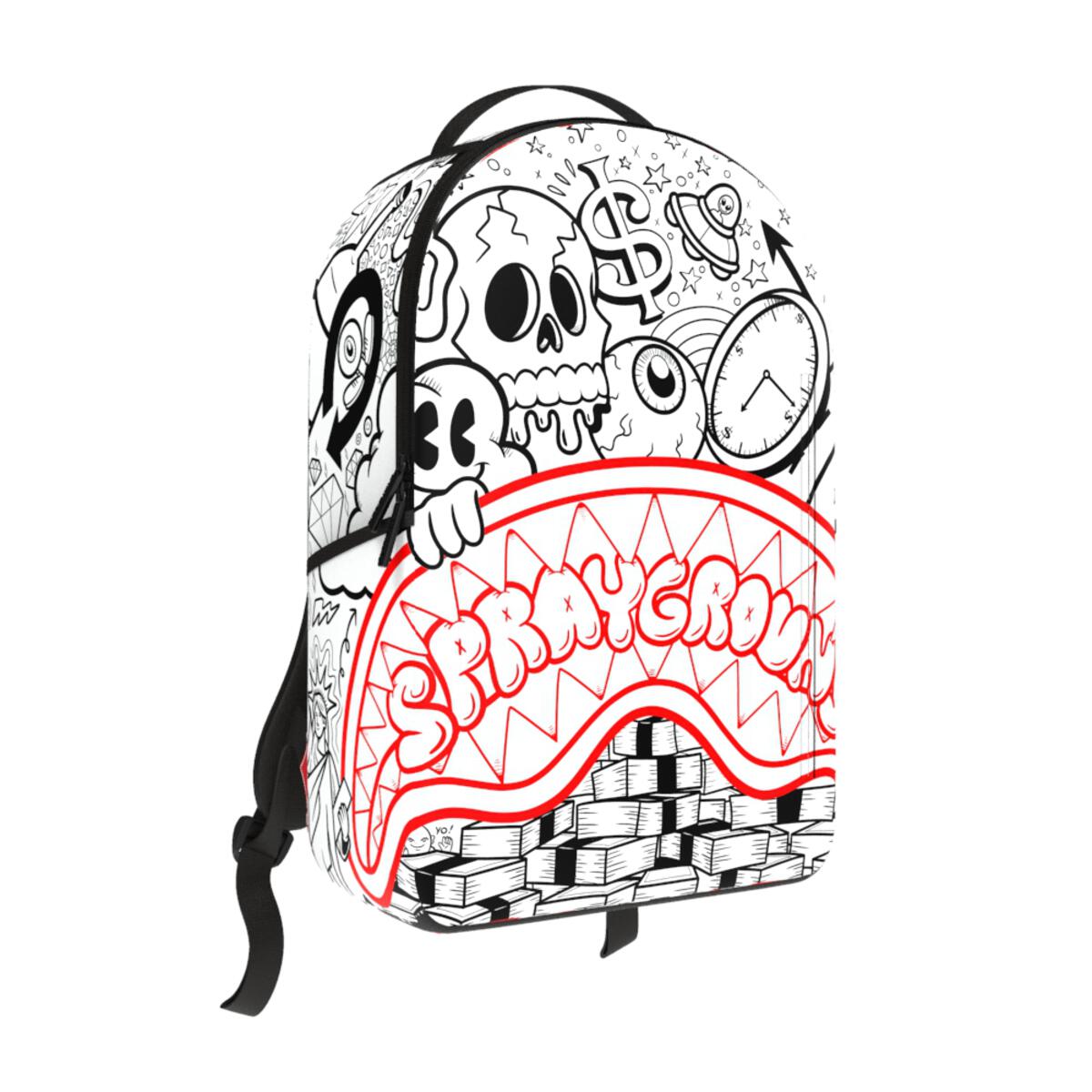 Sprayground Accidental Doodle DLXSR Backpack B6335