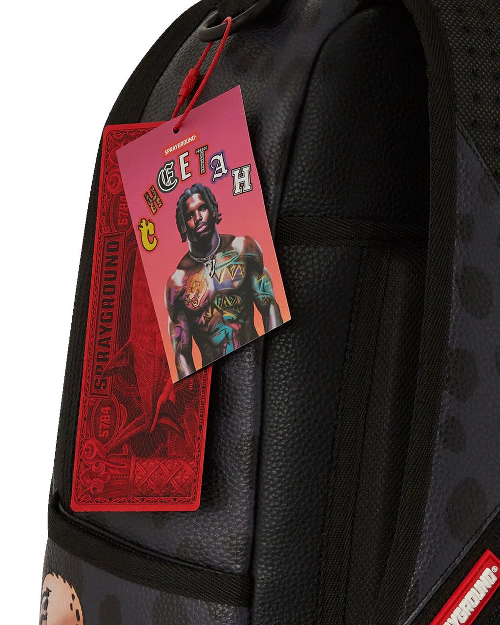Sprayground Tyreek Hill Cheetah Feasting Shark DLXSV Backpack B6399