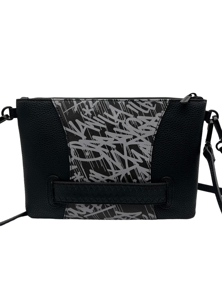 Sprayground Midnight Raceway Graffiti Crossover Clutch With Shoulder Strap B6496