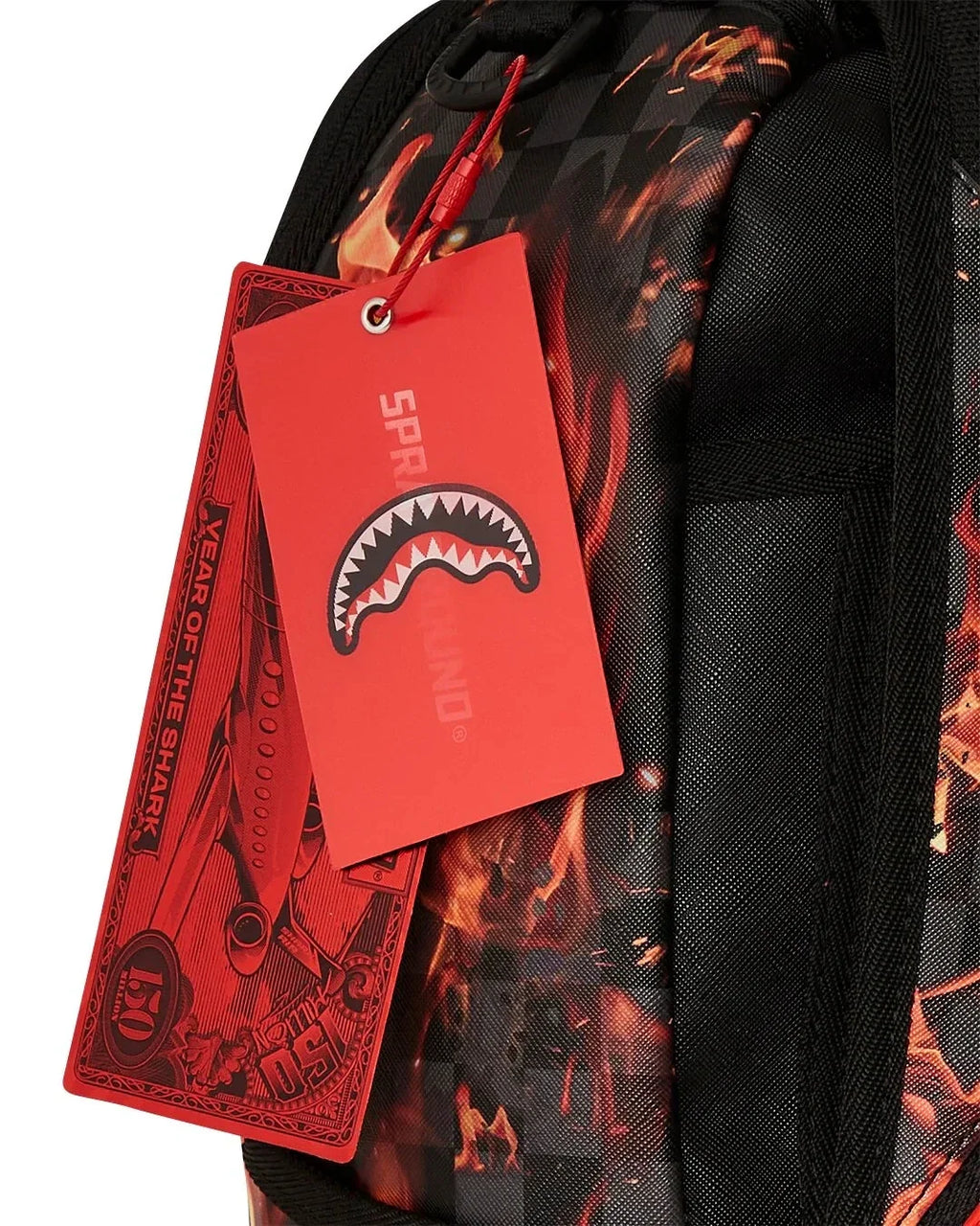 Sprayground Fire & Ice Shark DLXSV Backpack B6753