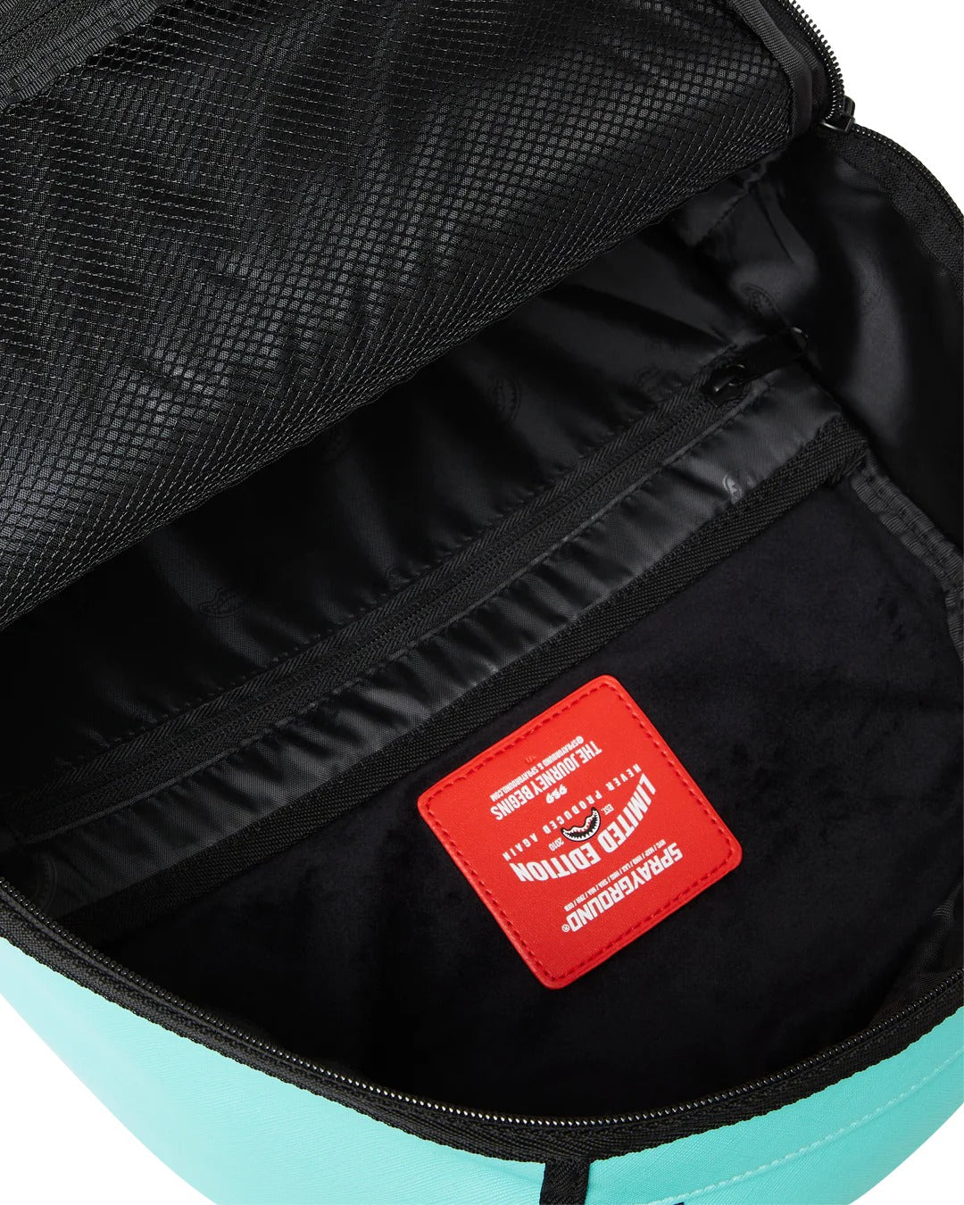 Sprayground Shark Central Aqua DLXSV Backpack B7015