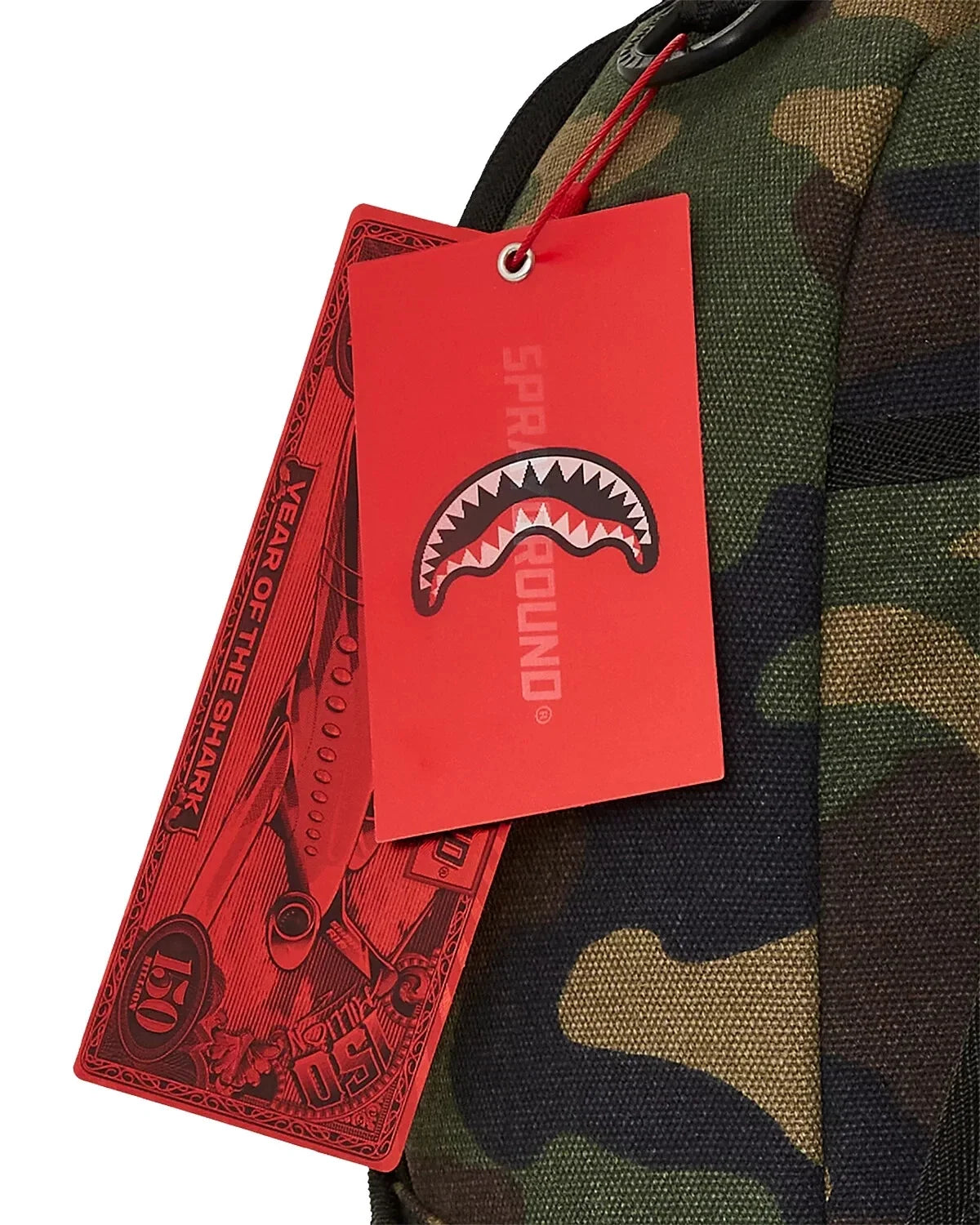 Sprayground Shark Central Camo DLXS Backpack B7163