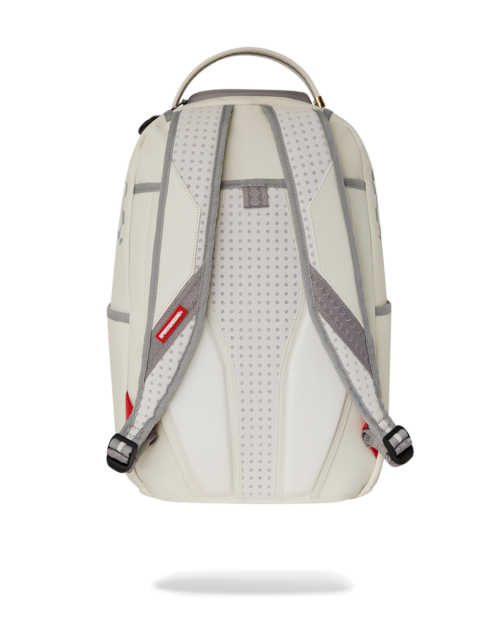 Sprayground Cream Check Shark Central DLXSV Backpack B7420