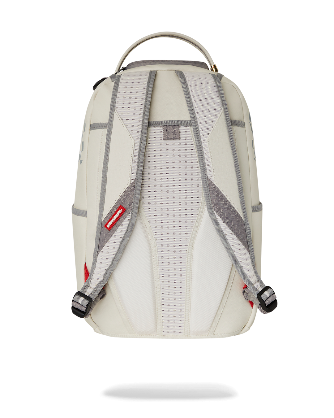 Sprayground Cream Check Shark Central DLXSV Backpack B7420