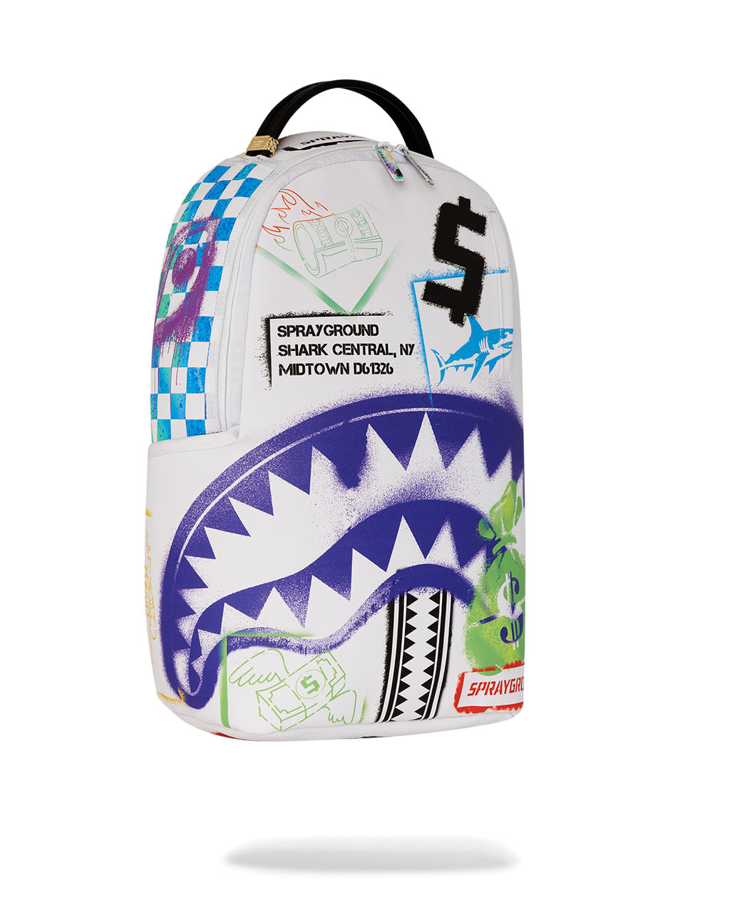 Sprayground Shark Central Cut Out For Greatness DLXSV Backpack B7619