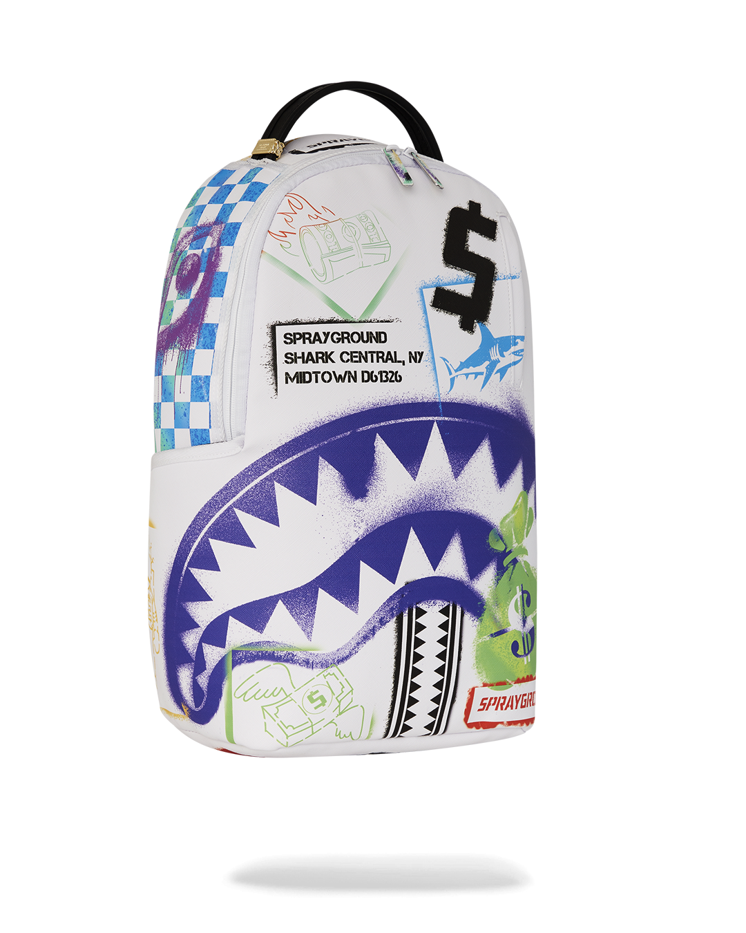 Sprayground Shark Central Cut Out For Greatness DLXSV Backpack B7619