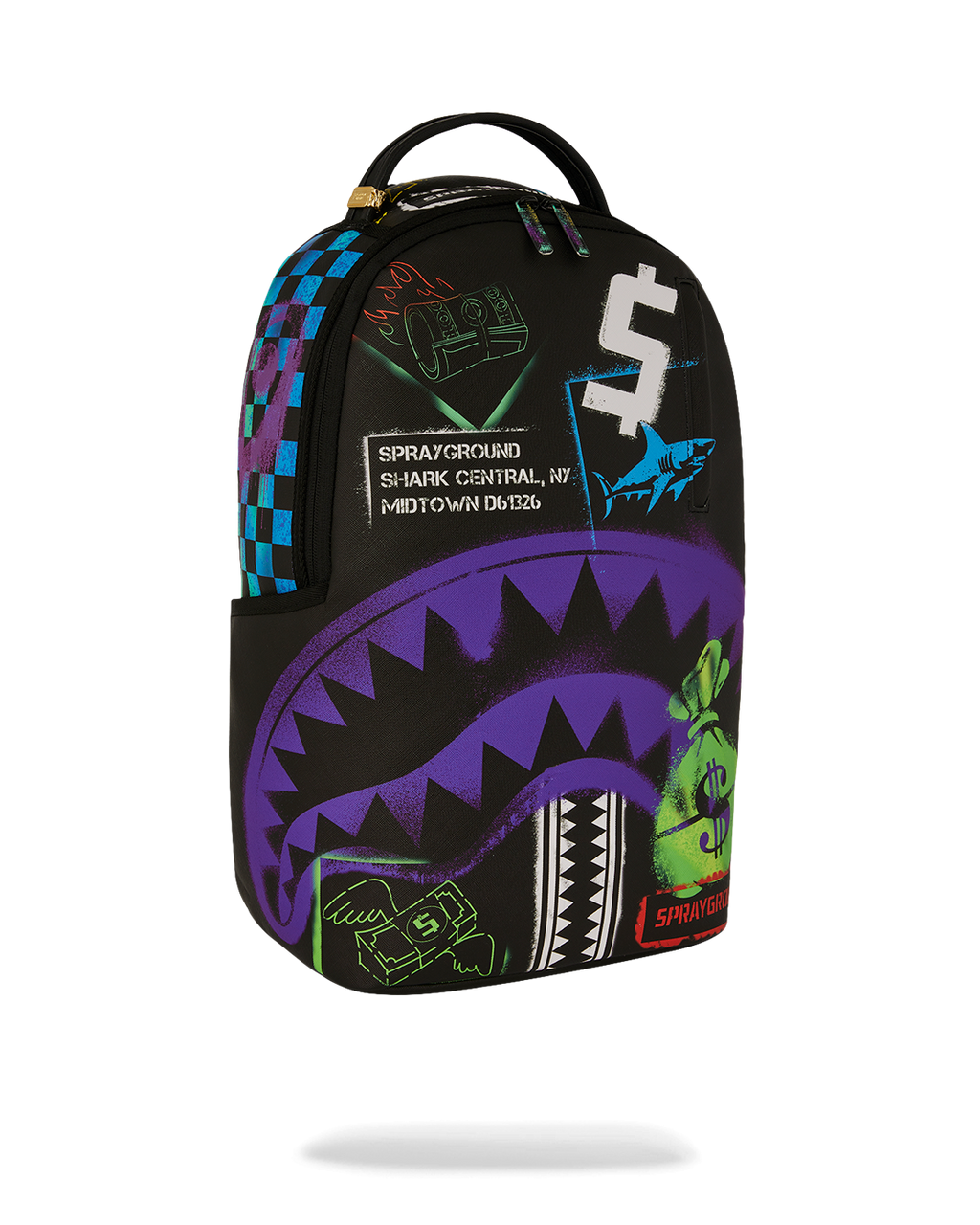 Sprayground Shark Central X DLXSV Backpack B7620