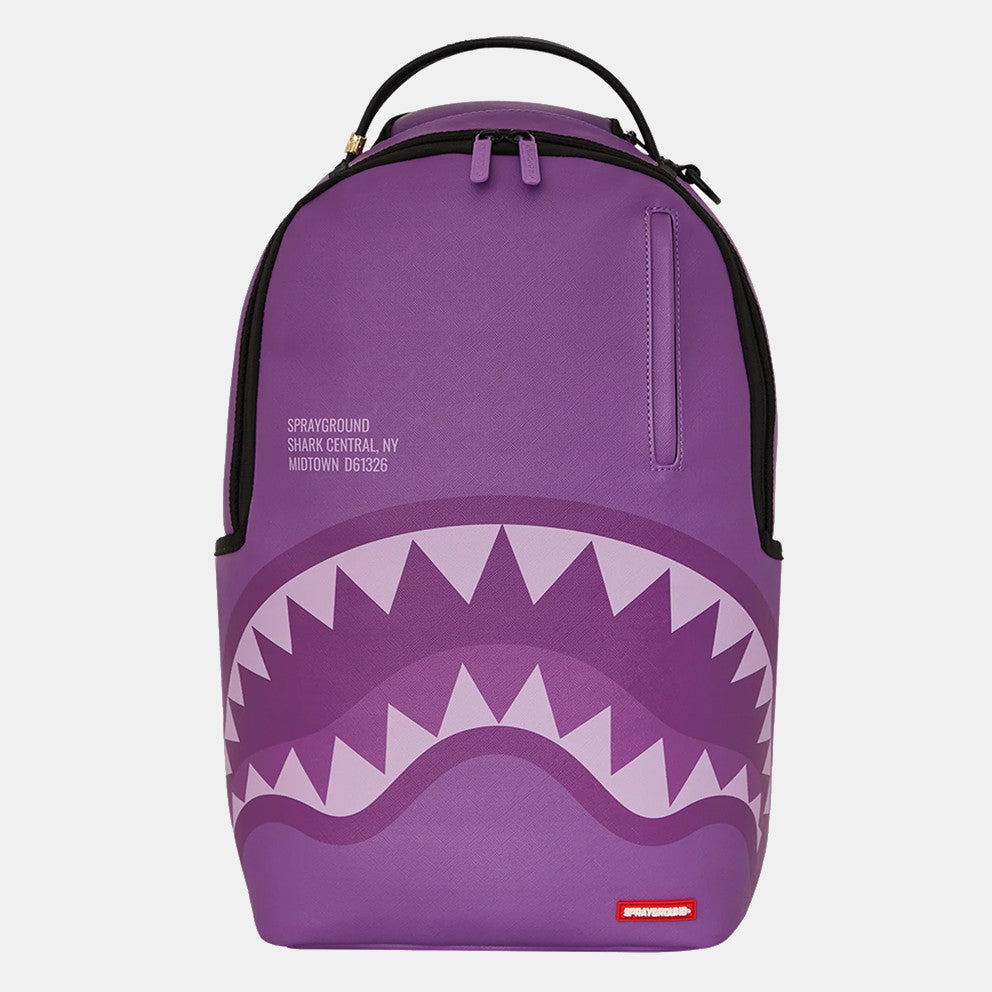 Sprayground Purple Shark Central DLXVS Backpack B7740