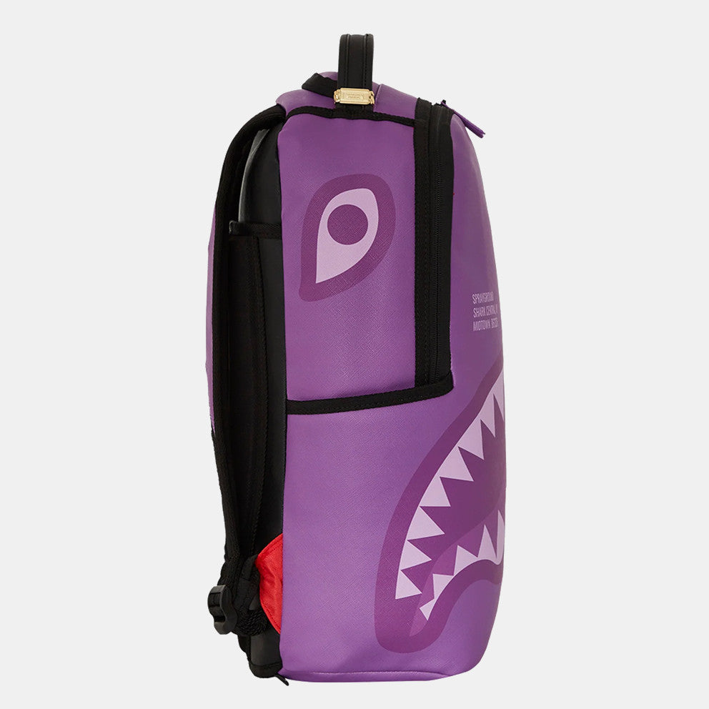 Sprayground Purple Shark Central DLXVS Backpack B7740