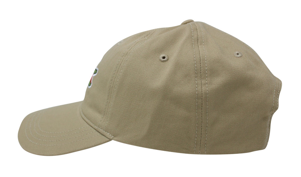 Lacoste Men's Classic Large Croc Logo Cap with Leather Strap
