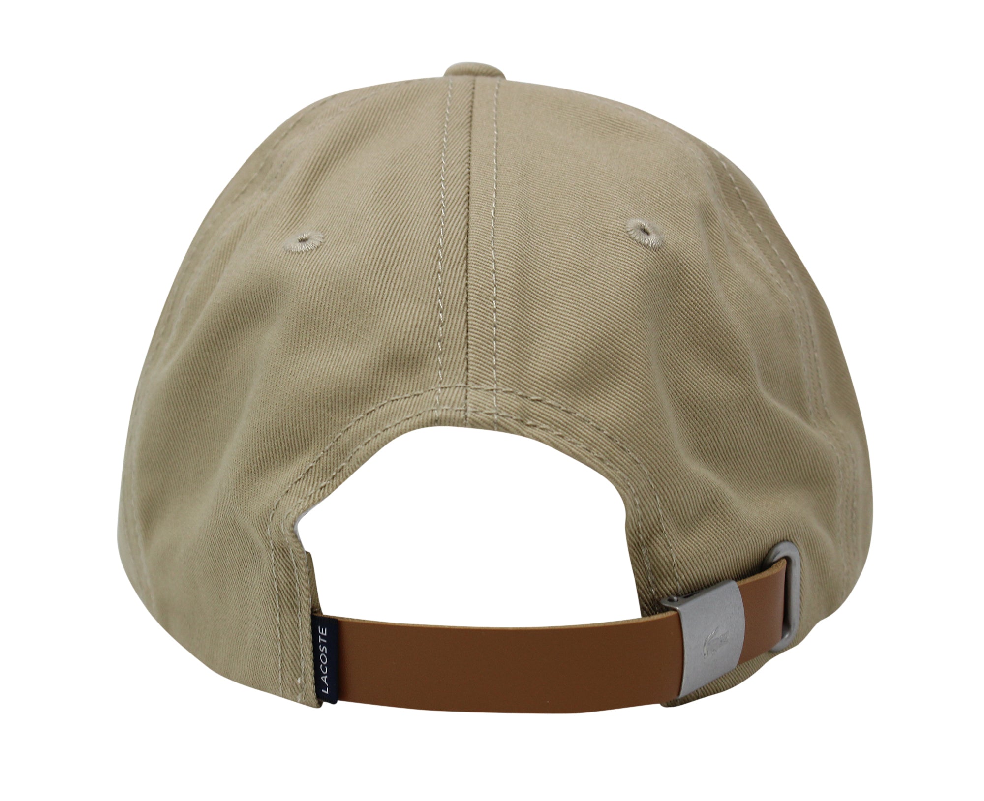 Lacoste Men's Classic Large Croc Logo Cap with Leather Strap