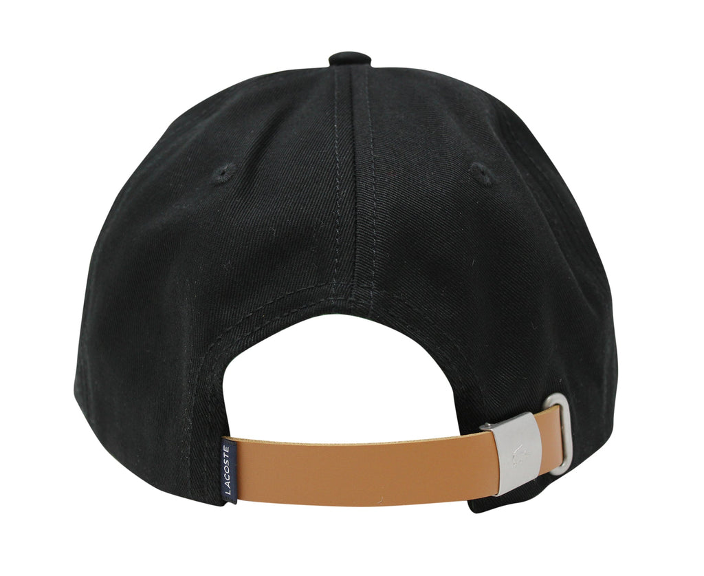 Lacoste Men's Classic Large Croc Logo Cap with Leather Strap