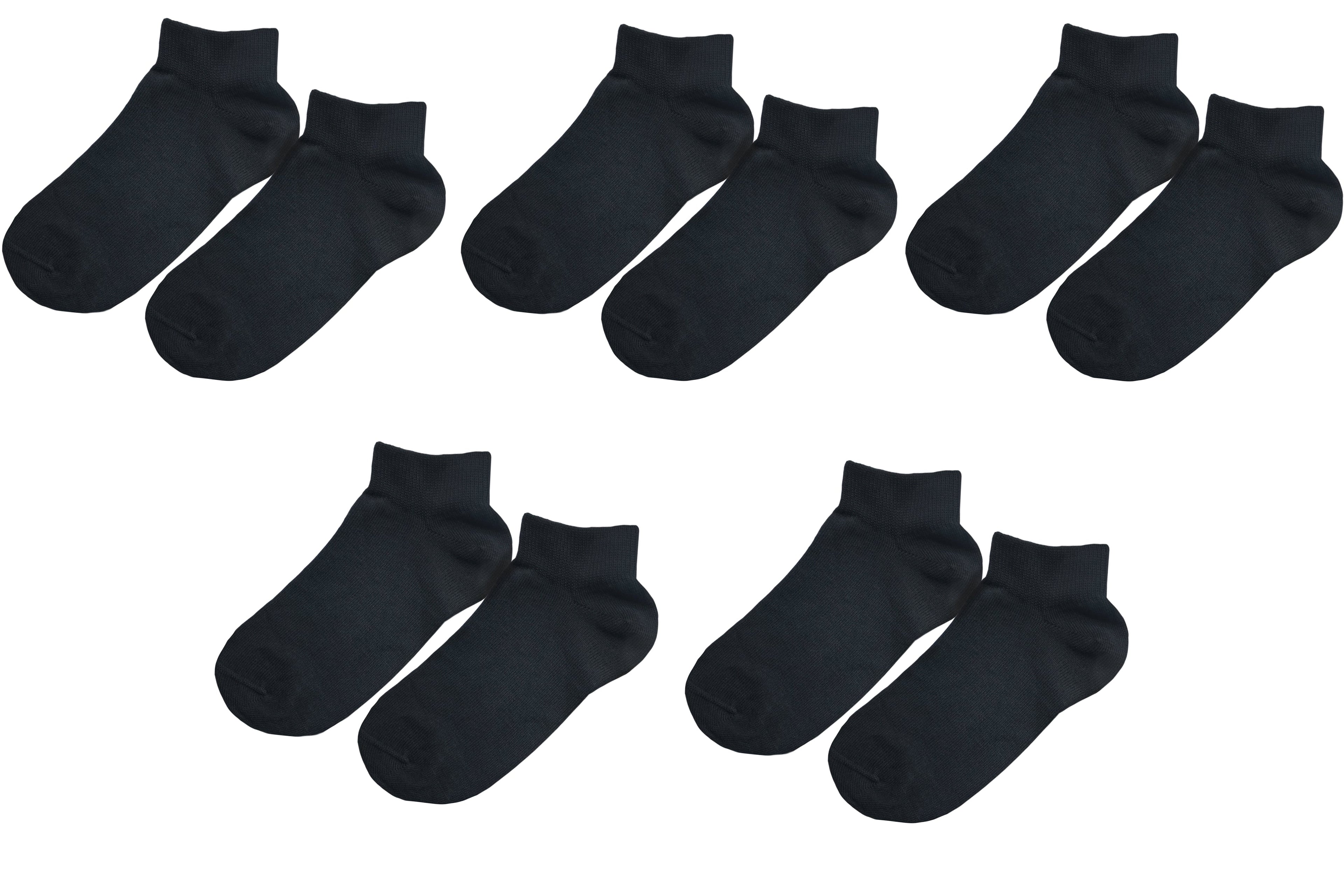 tittimitti® Kids 98% Organic Cotton Ankle Socks 5-Pack – Breathable Lightweight Socks for Active Kids