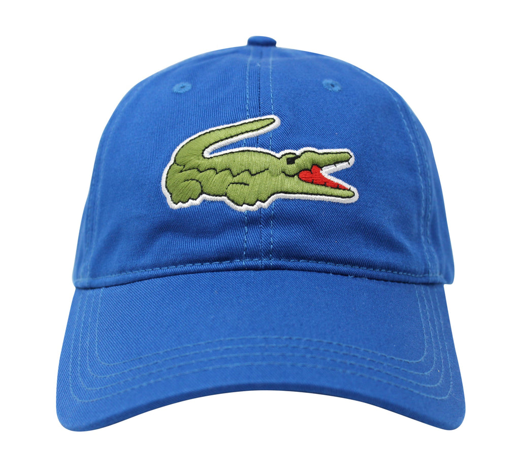 Lacoste Men's Classic Large Croc Logo Cap with Leather Strap