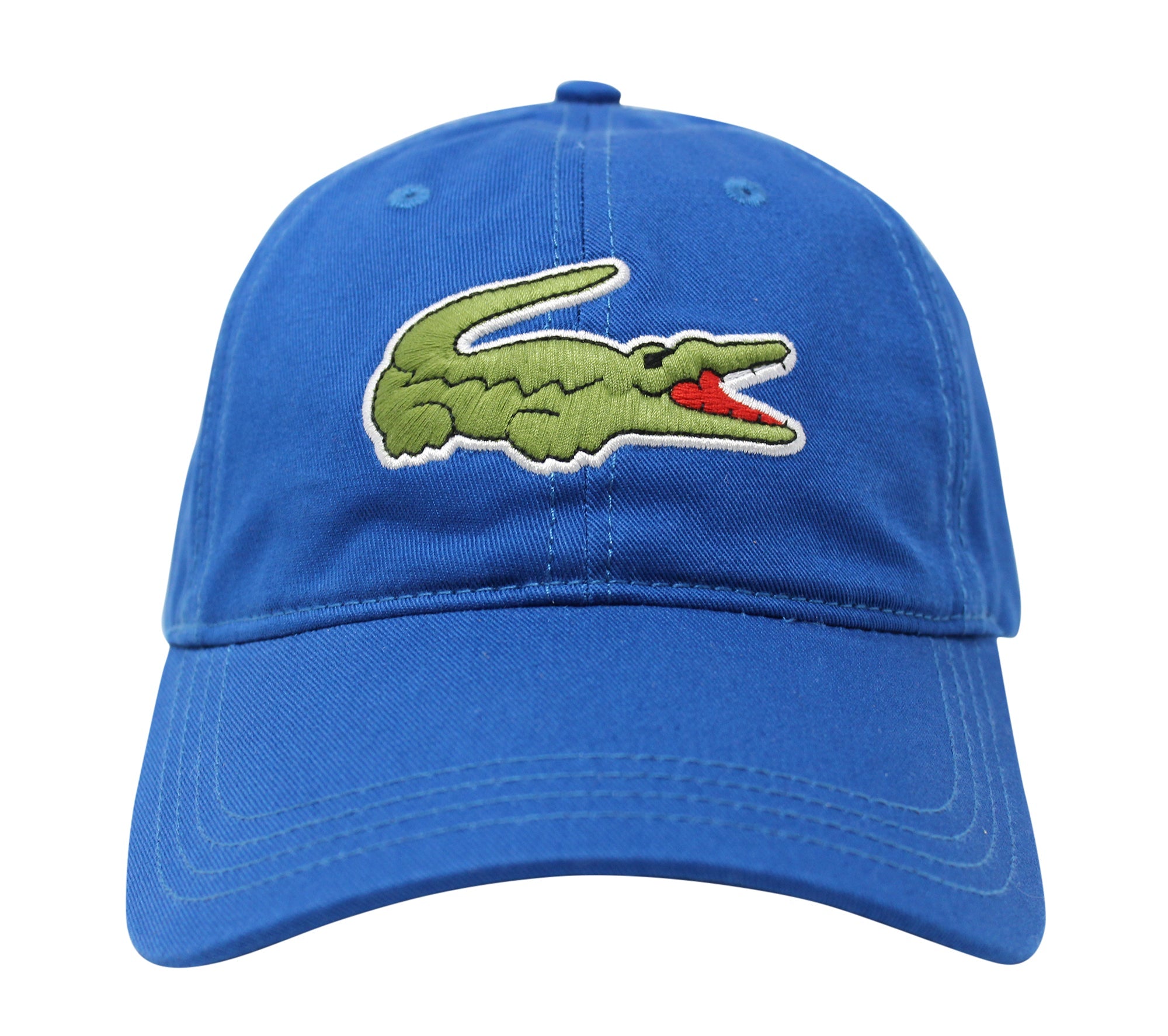 Lacoste Men's Classic Large Croc Logo Cap with Leather Strap