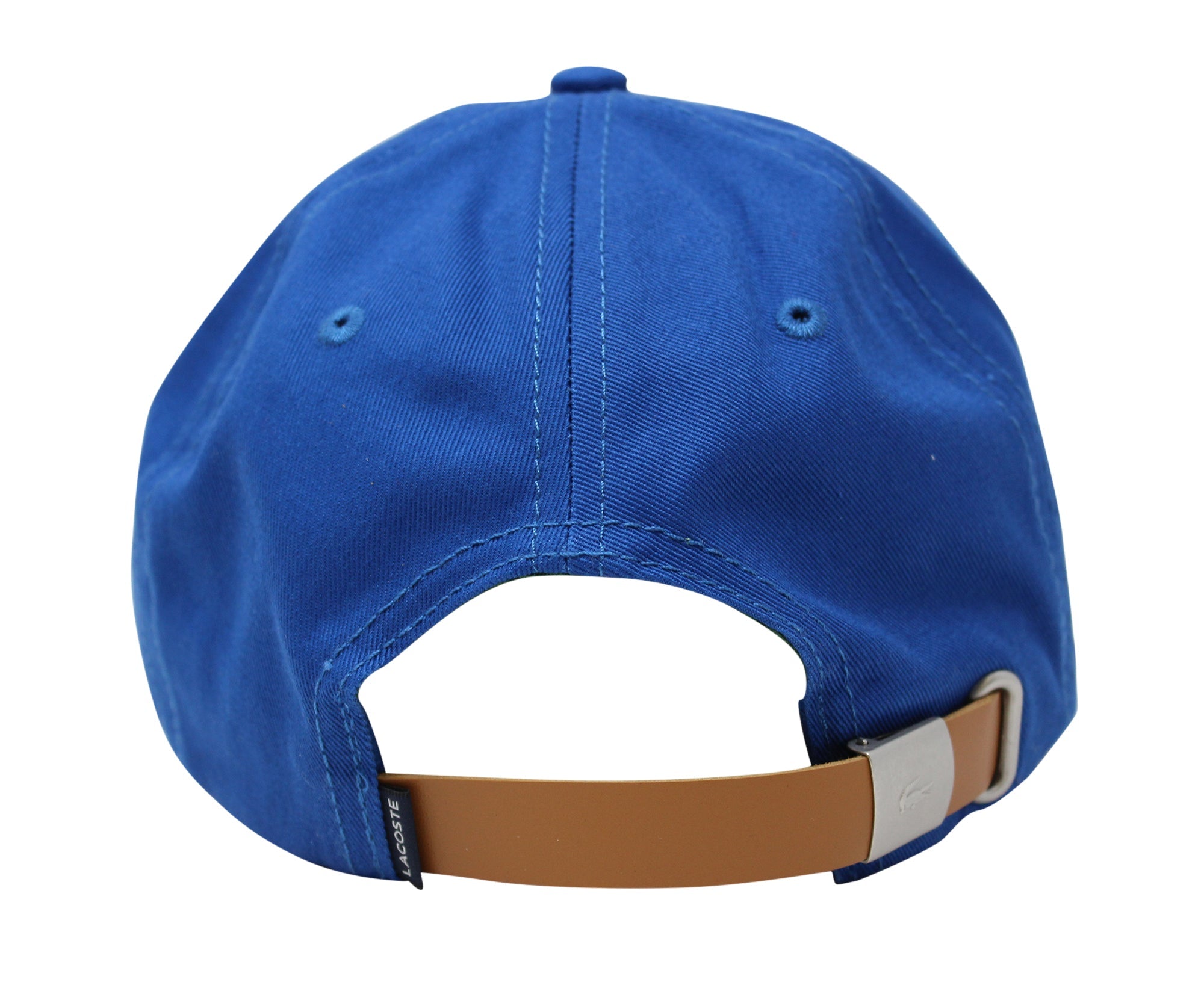 Lacoste Men's Classic Large Croc Logo Cap with Leather Strap