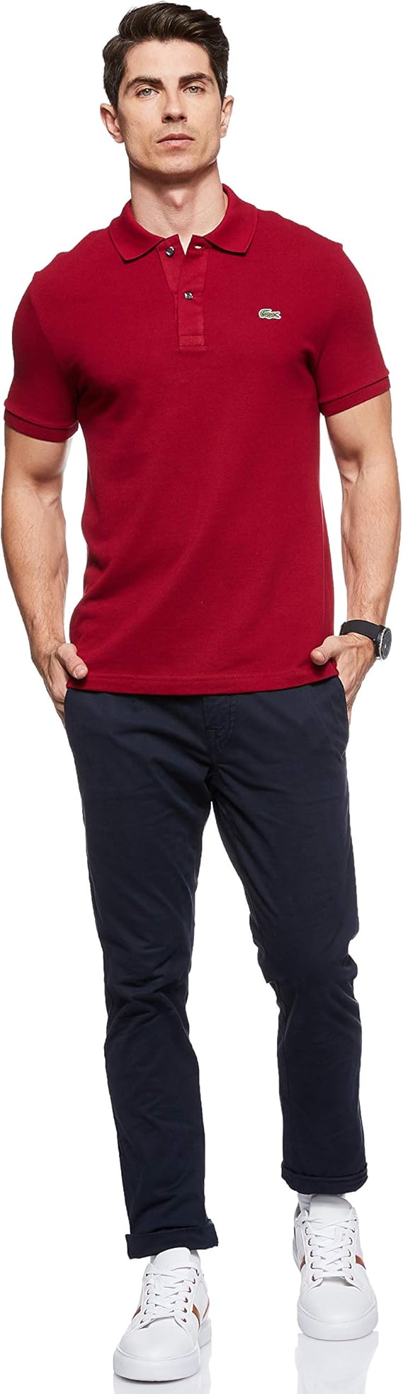 Lacoste Men's Short Sleeve Classic Pique Polo Shirt