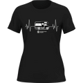 Camping Cardiogram T-Shirt for Women